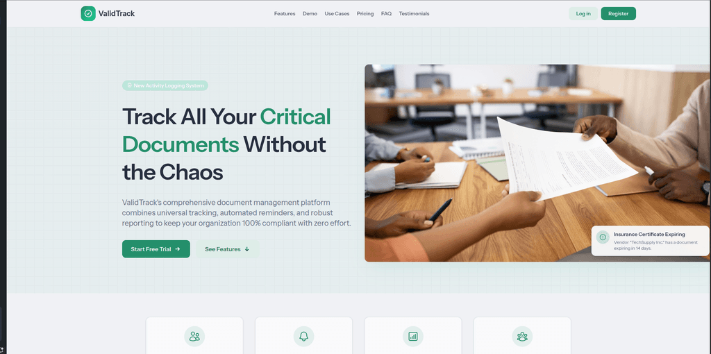 ValidTrack screenshot