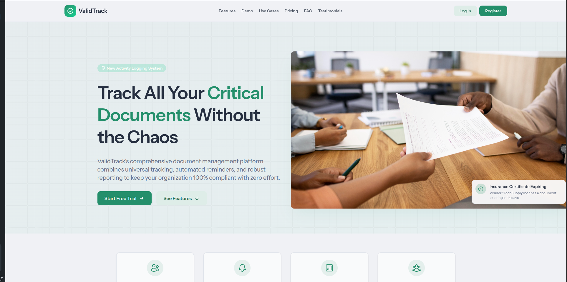ValidTrack — Document Compliance & Expiry Engine